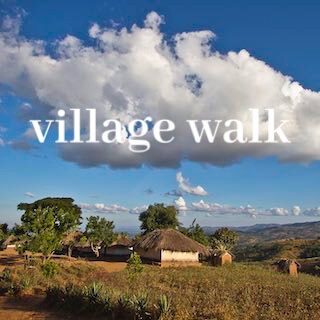 Activity village walk with chief