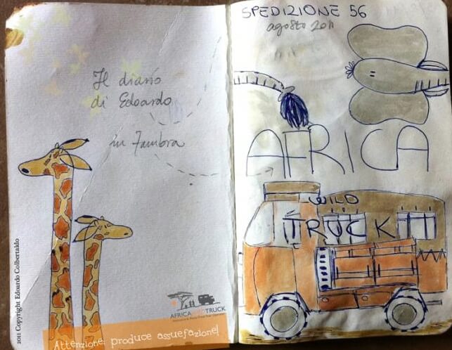 Disegnando un viaggio in Africa. Il diario di Edoardo.
