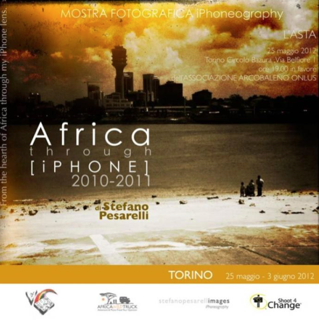 Iphoneography. La mostra Africa through iPhone di Stefano Pesarelli, si sposta e va all'asta