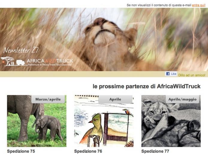 Destinazioni africane? La newsletter 27 di Africa Wild truck è on line. Idee, suggerimenti e novità dal Tour Operator con base a Mulanje in Malawi.