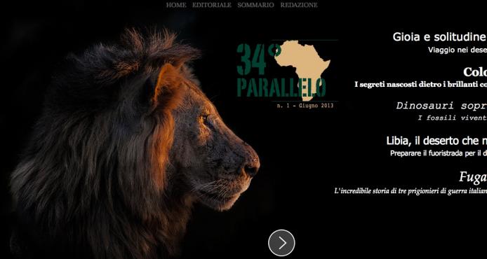 Nuovo magazine dall'Africa: Trentaquattresimo parallelo