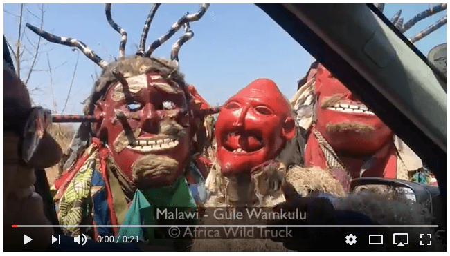 In viaggio verso il lago malawi il gule wamkulu